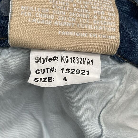 Kut From The Cloth Meg Mid Rise Fab Ab Wide Leg Jeans Womens Size 4 Stretch - Picture 5 of 8